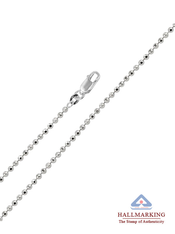 Venezia Bead Ball Chain Necklace 1.5 MM