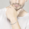 925 Sterling Silver Rope Chain Bracelet for Women and Men