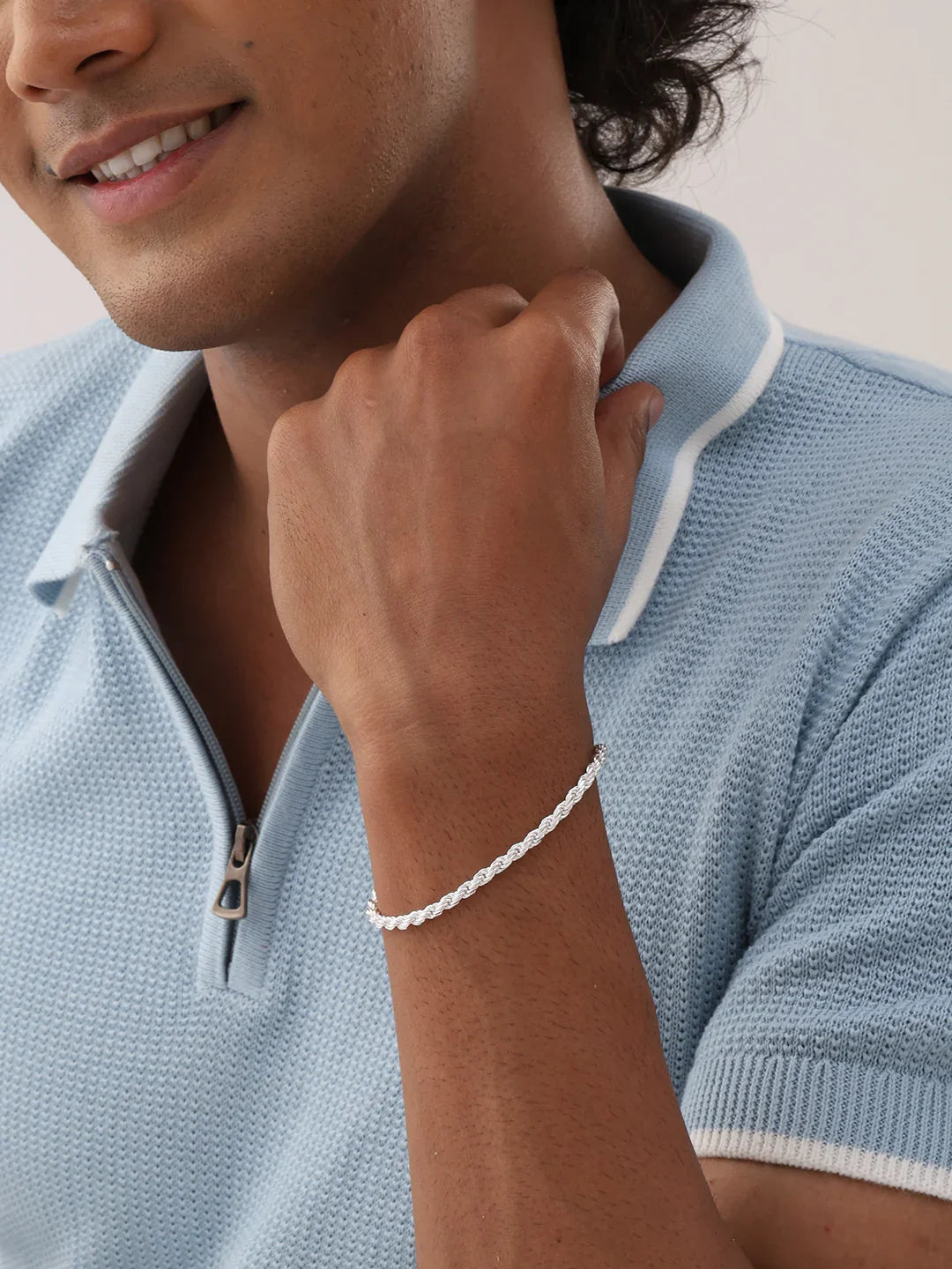 Italian Rope Chain Bracelet For Men