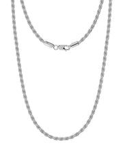 Torcia Twisted Rope Men's Chain Necklace