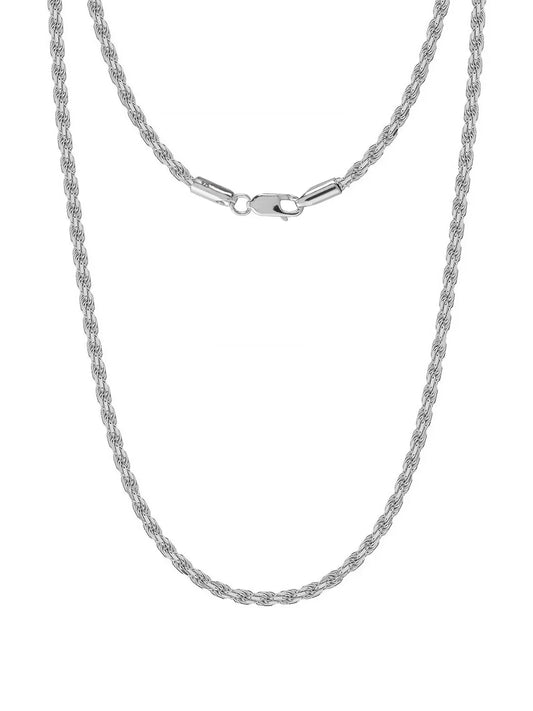 Torcia Twisted Rope Men's Chain Necklace
