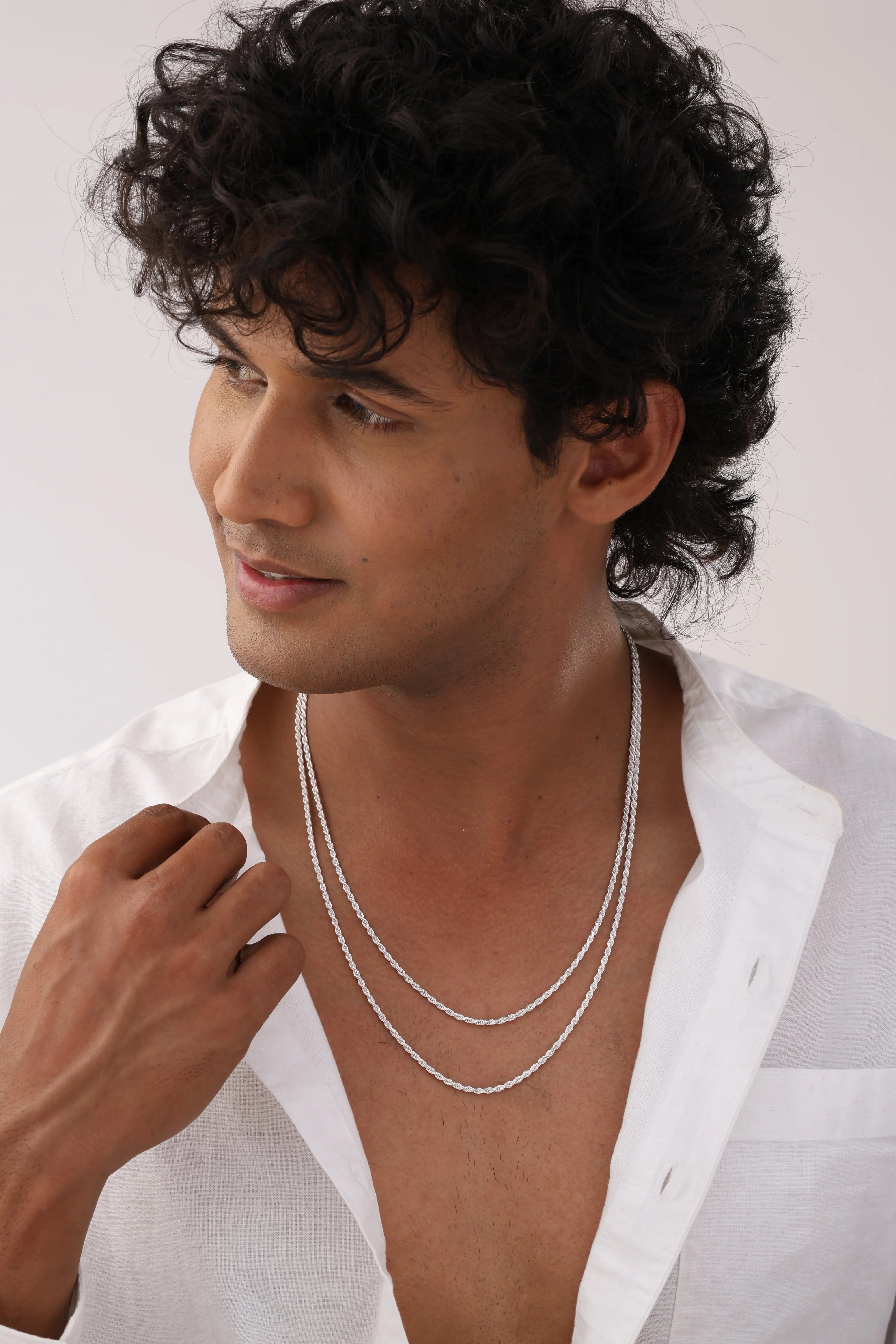 Classic Rope Chain Necklace for Men