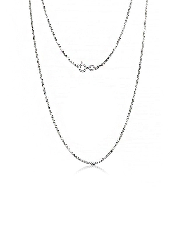 Roma Box Chain Necklace 1mm