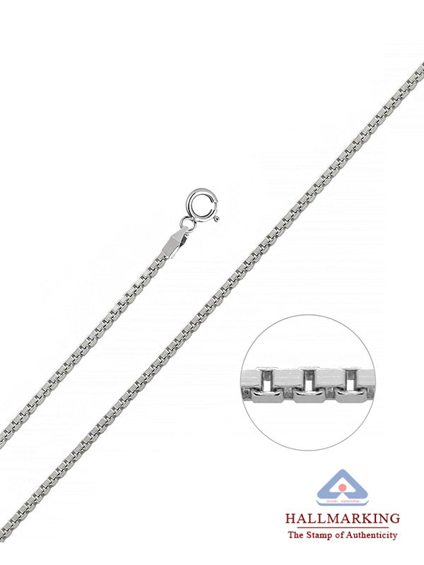 Roma Box Chain Necklace 1mm