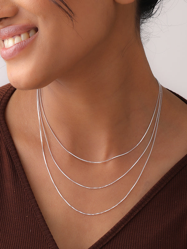 Roma Box Chain Necklace