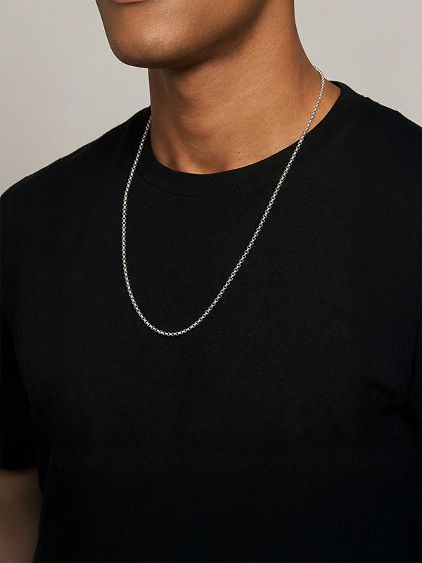 Luna Rolo Sterling Silver Chain