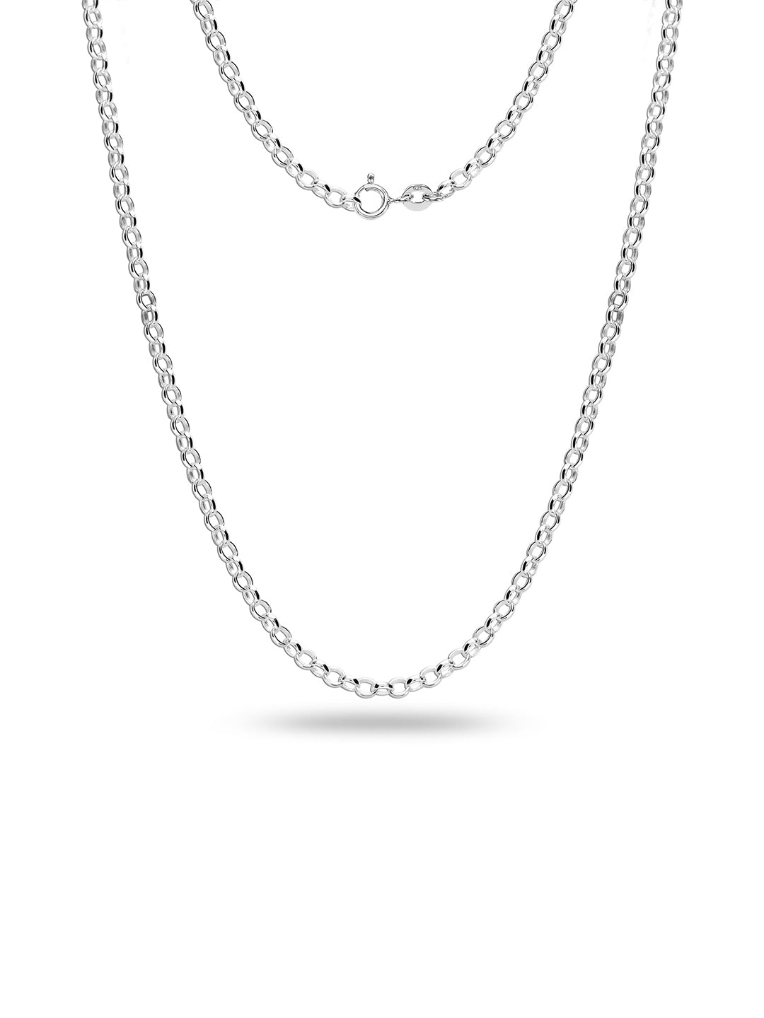 Italian Rolo Belcher  Silver Chain