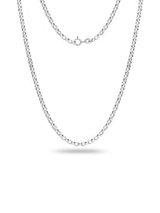 Italian Rolo Belcher  Silver Chain