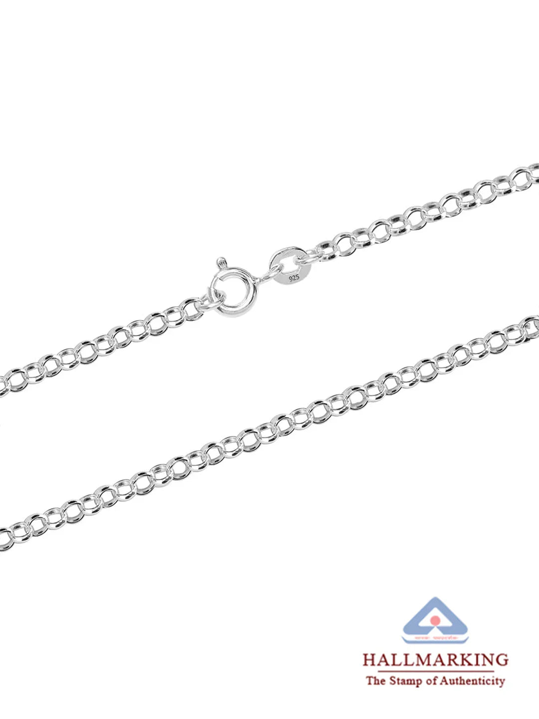Italian Rolo Belcher  Silver Chain