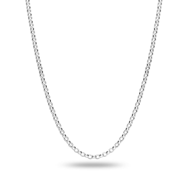 925 Sterling Silver Rolo Belcher Chain for Men and Women