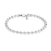 925 Sterling Silver Ball Chain Bracelet for Teen Women