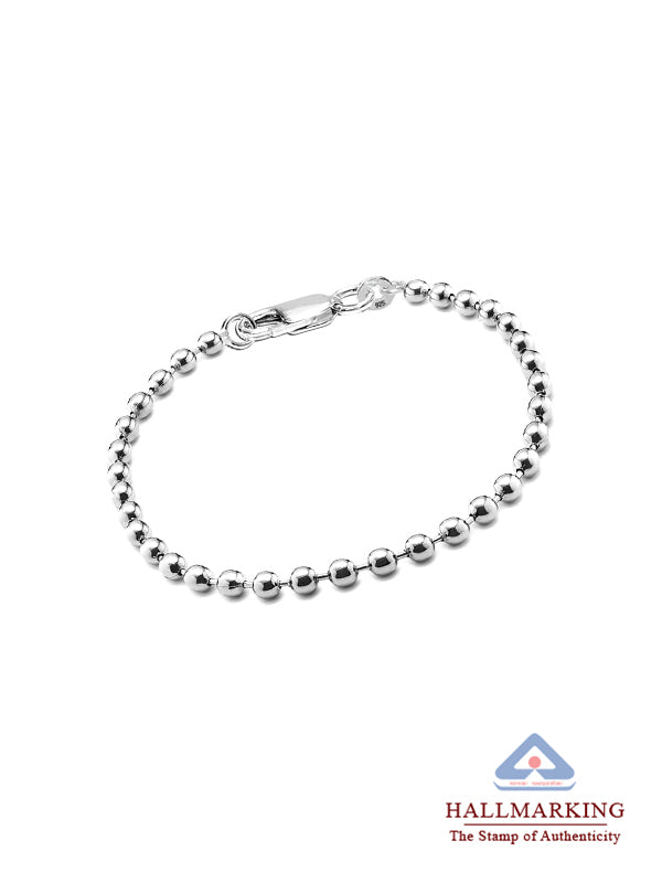 Men Silver Chain Bracelet