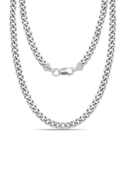 Diamond-Cut Curb Chain for Men