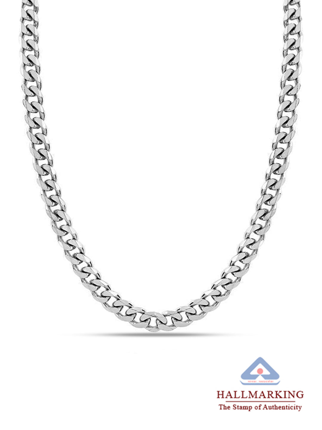 Diamond-Cut Curb Chain for Men