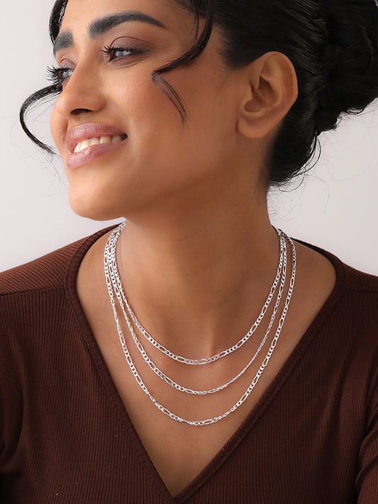 Fioro Diamond-Cut Figaro Women's Chain Necklace
