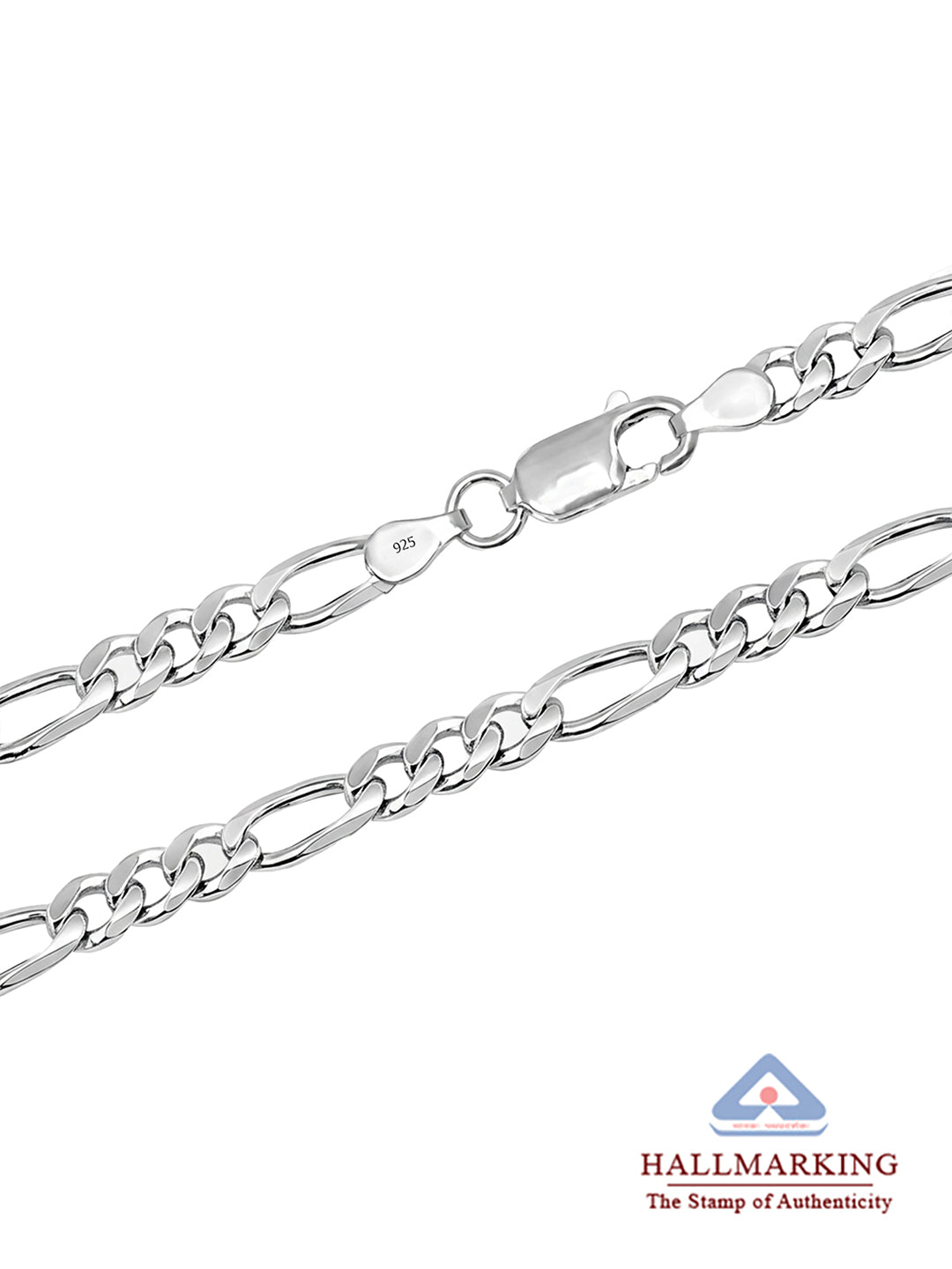 Diamond-Cut Figaro Chain