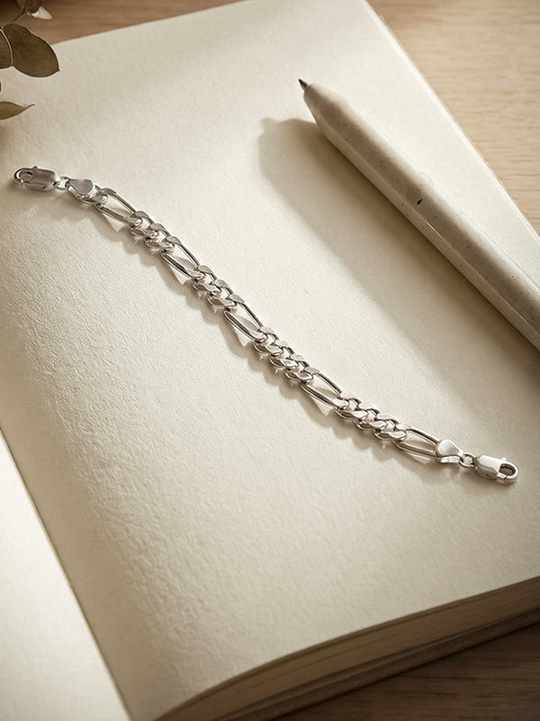 Figaro Chain Bracelet for Men