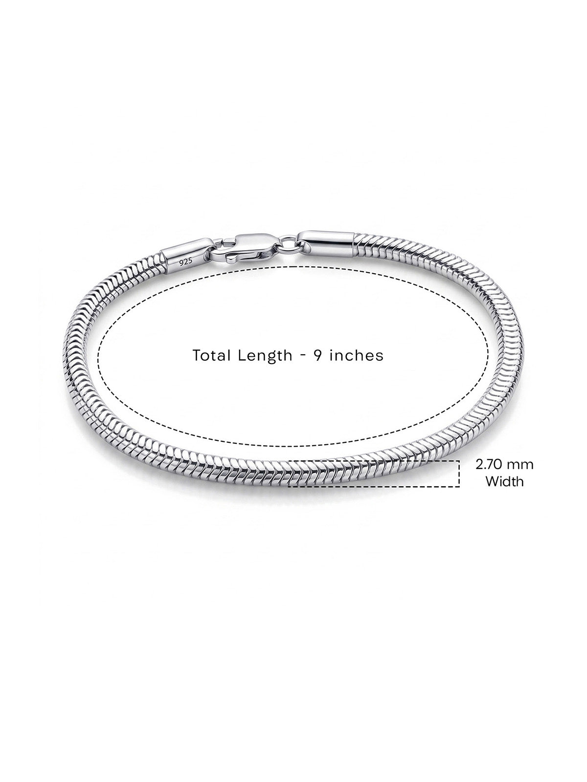 Serpente Snake Men's Chain Bracelet