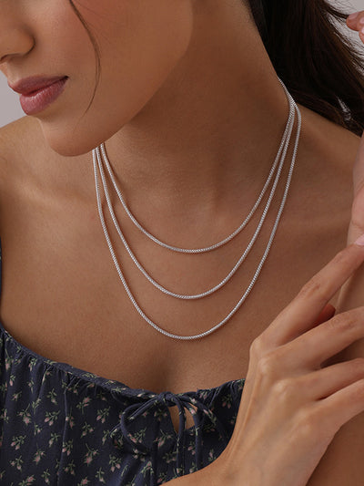 925 Sterling Silver Italian Snake Chain Necklace for Men and Women