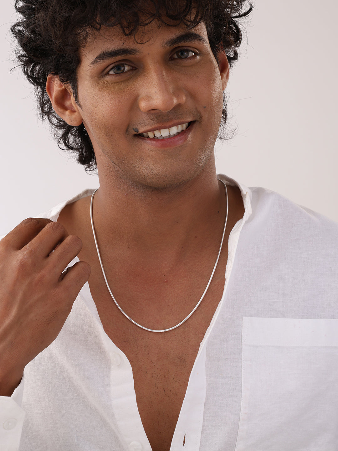 Italian Snake Chain Necklace for Men