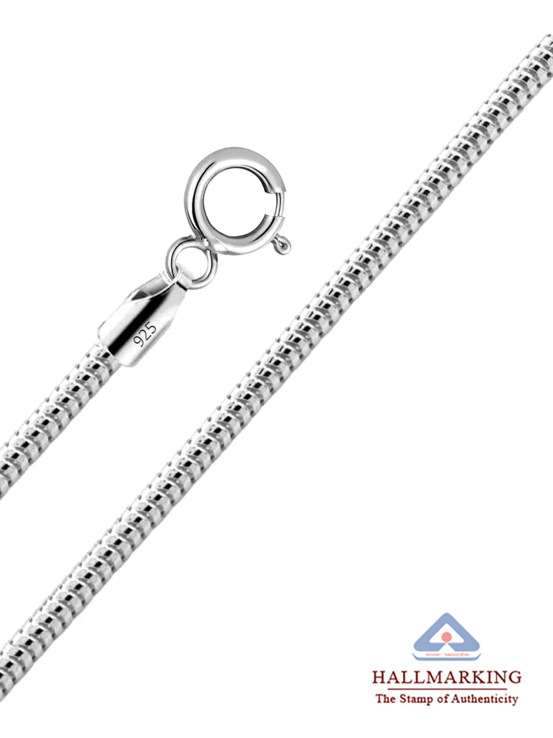 Italian Snake Chain Necklace for Men