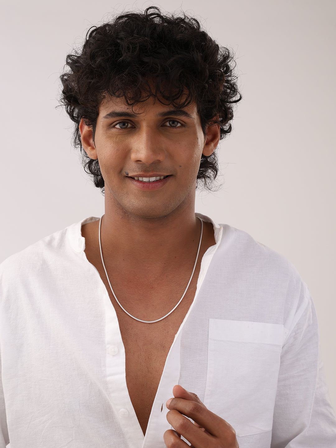 Italian Snake Chain Necklace for Men