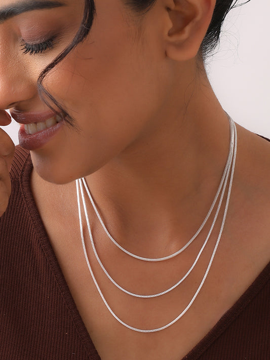 Lumina Italia Fox-Tail Chain Necklace
