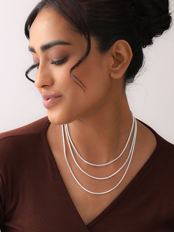 Italian Foxtail Rope Chain for Women