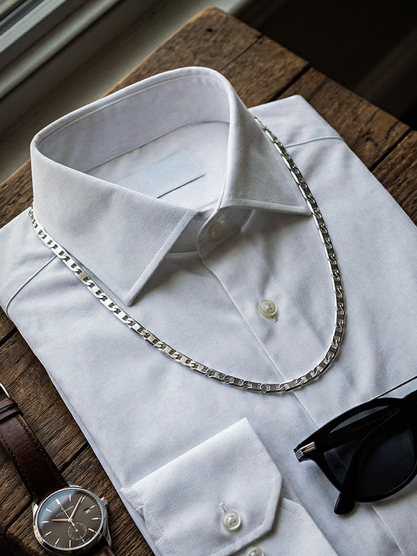 Diamond-Cut Flat Mariner Chain 3mm