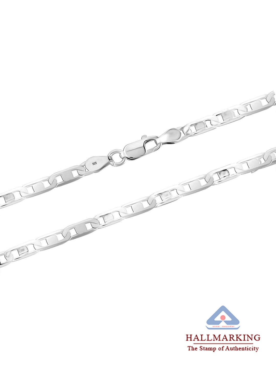 Diamond-Cut Flat Mariner Chain