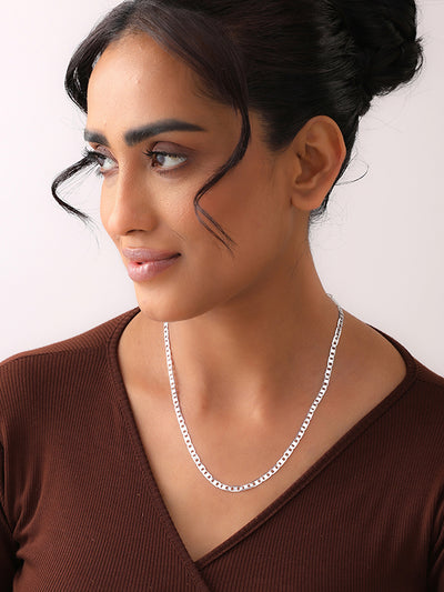 Diamond-Cut Flat Mariner Chain 4mm