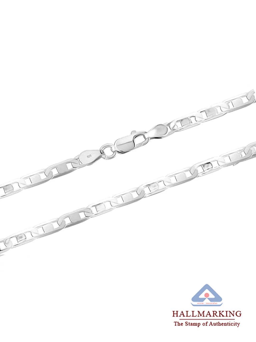Diamond-Cut Flat Mariner Chain