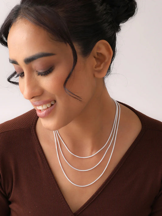 Coreana Popcorn Women's Chain Necklace