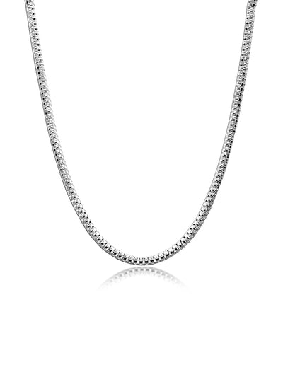 925 Sterling Silver Popcorn Coreana Chain for Teen Women and Men