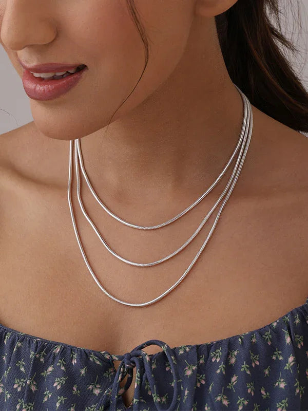 Noemi Minimal Basic Chain Necklace for Women