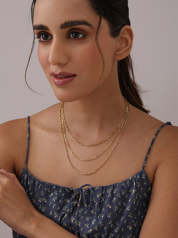 18K Gold-Plated Eterna Link Mirage