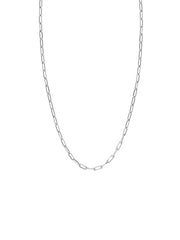 Men Silver Chain Necklace