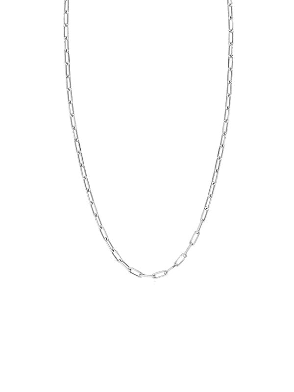 Men Silver Chain Necklace