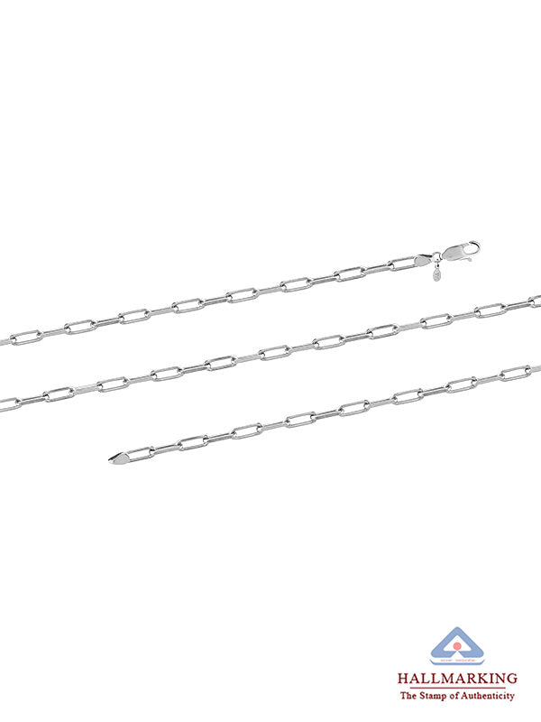 Men Silver Chain Necklace