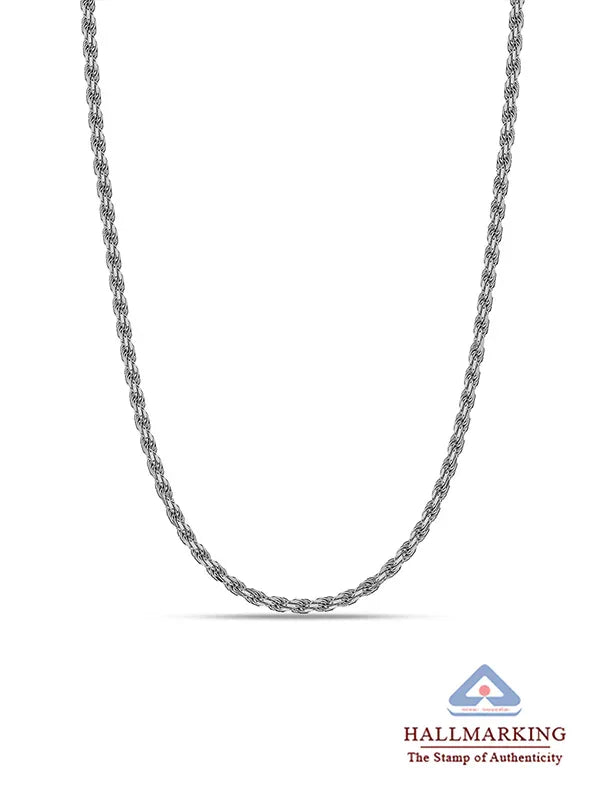 Torcia Twisted Rope Women's Chain Necklace