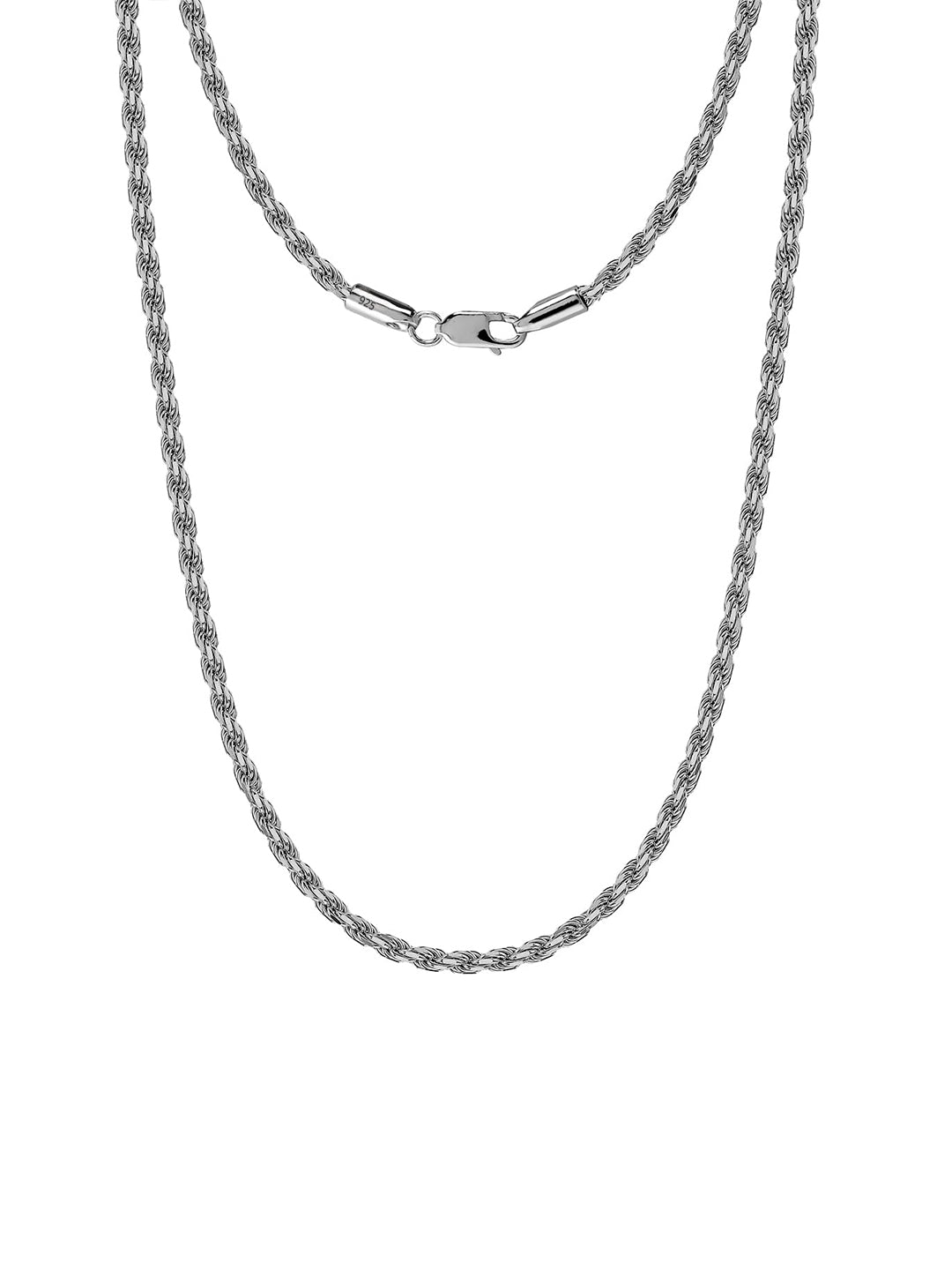 Vincenzo Diamond-Cut Braid Necklace