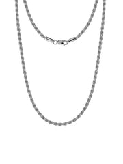 Vincenzo Diamond-Cut Braid Necklace
