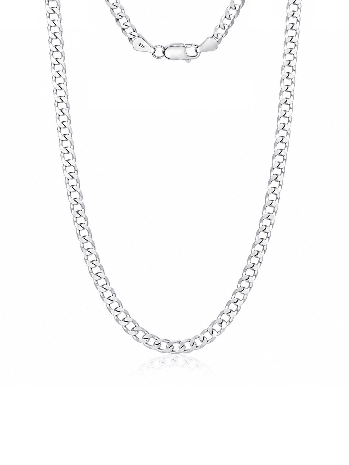Ferro Diamond-Cut Curb Men's Chain Necklace