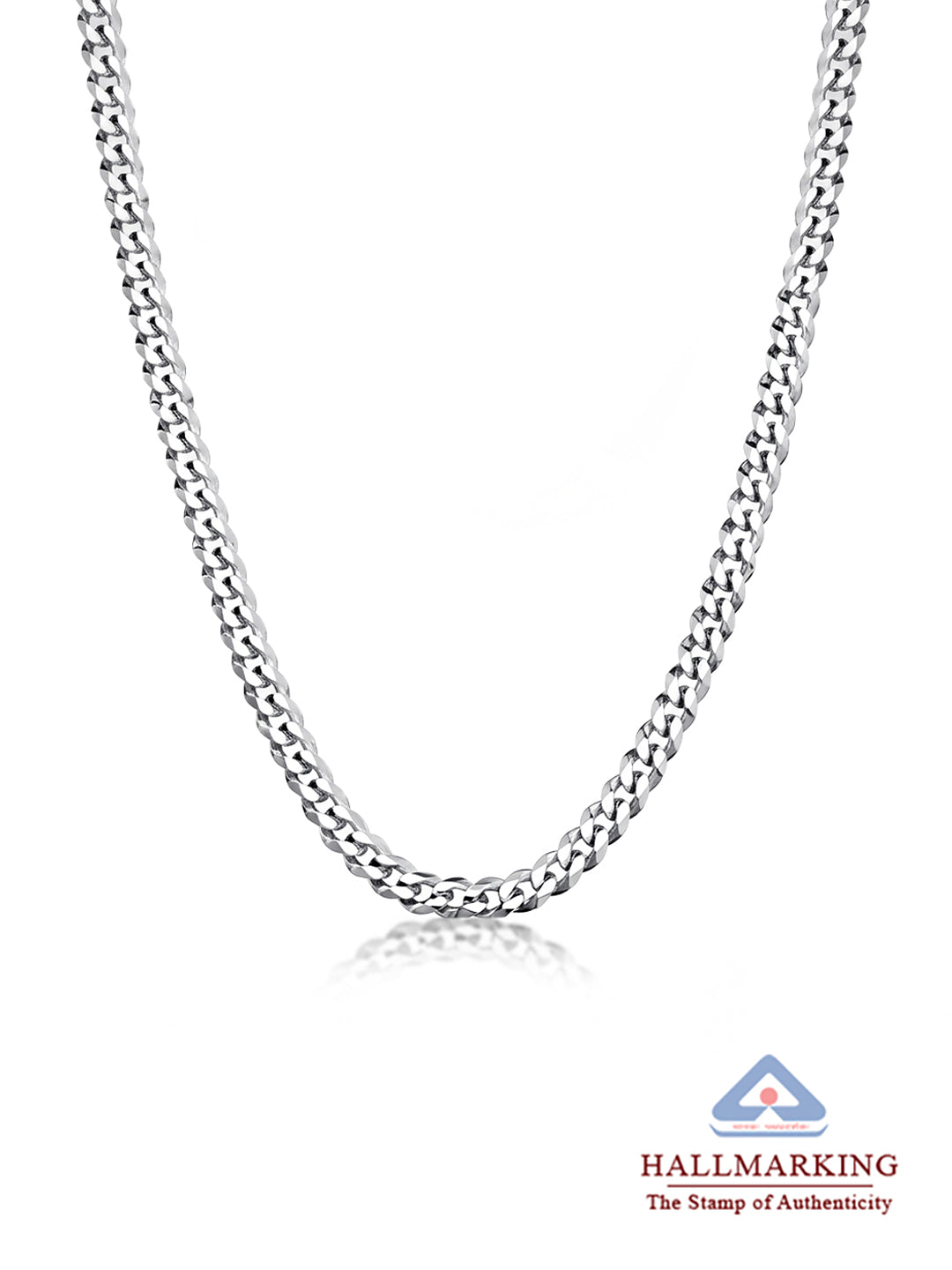 Diamond-Cut Curb Chain For Men