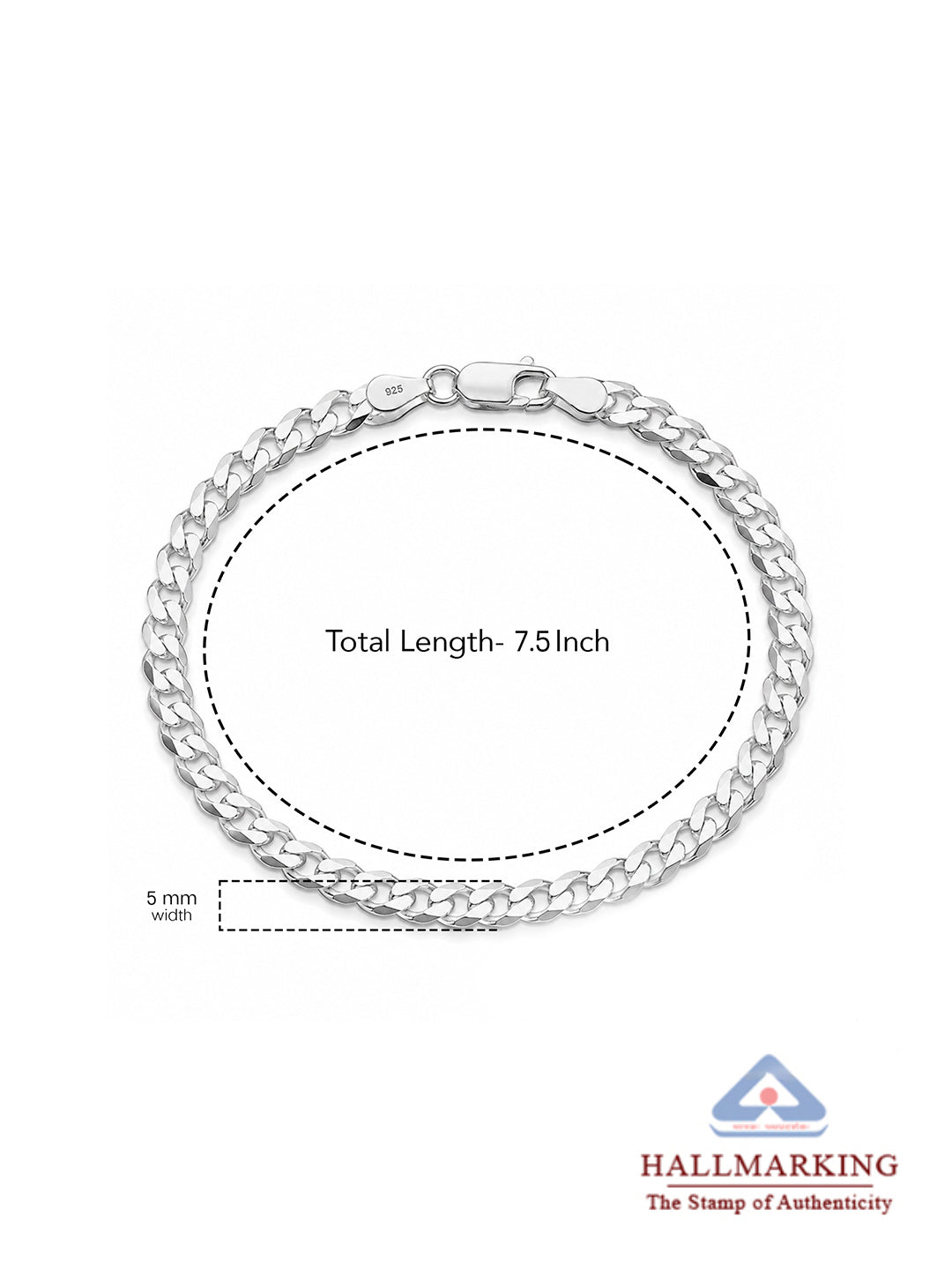 Habana Diamond-Cut Cuban Men's Chain Bracelet