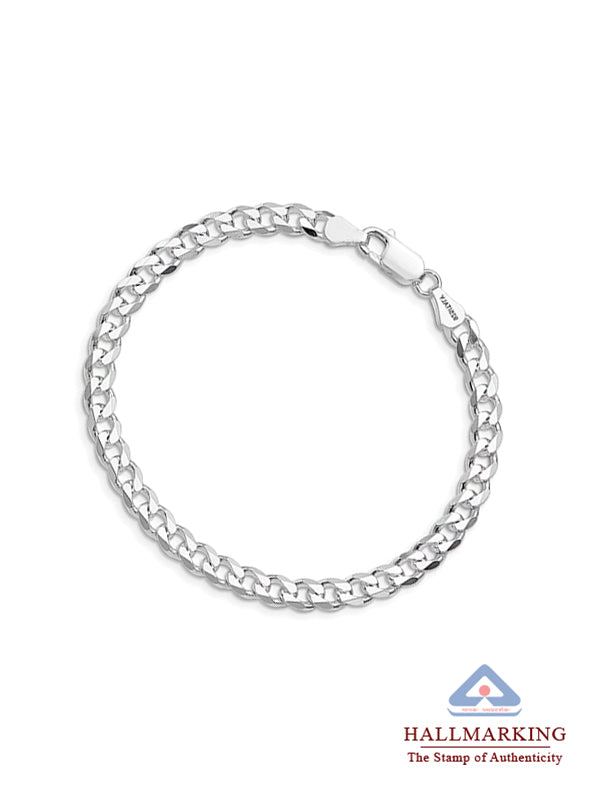 Diamond-Cut Cuban Link Bracelet 6mm for Men