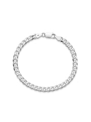 Diamond-Cut Cuban Link Bracelet  for Men