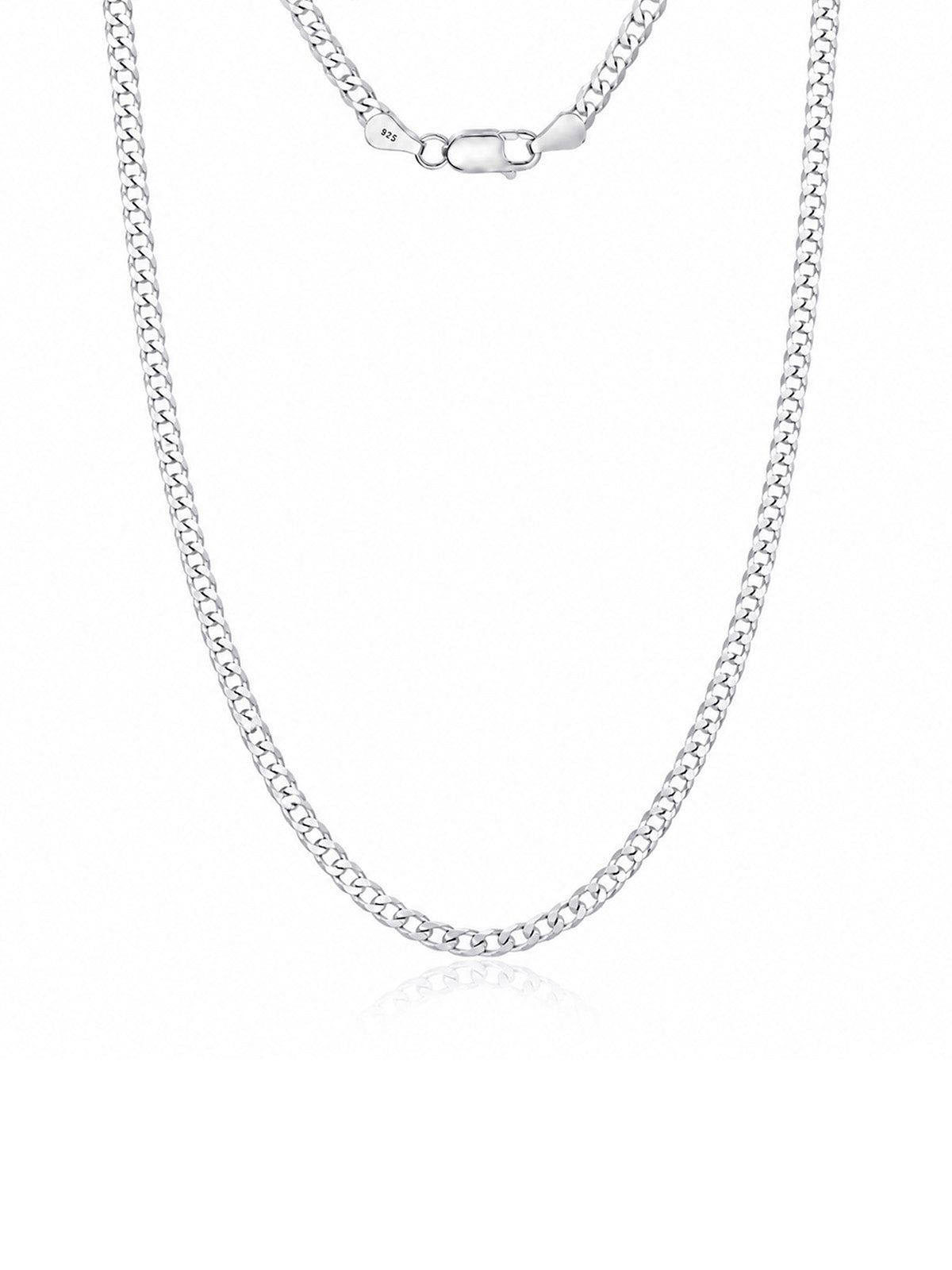 Delicate Silver Chain Necklace For Women