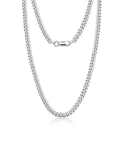 Diamond-Cut Cuban Curb Chain