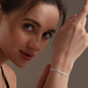 925 Sterling Silver Italian Diamond-Cut Link Curb Chain Bracelet for Men and Women 4.5MM